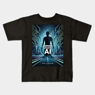 Humans vs AI Kids T-Shirt